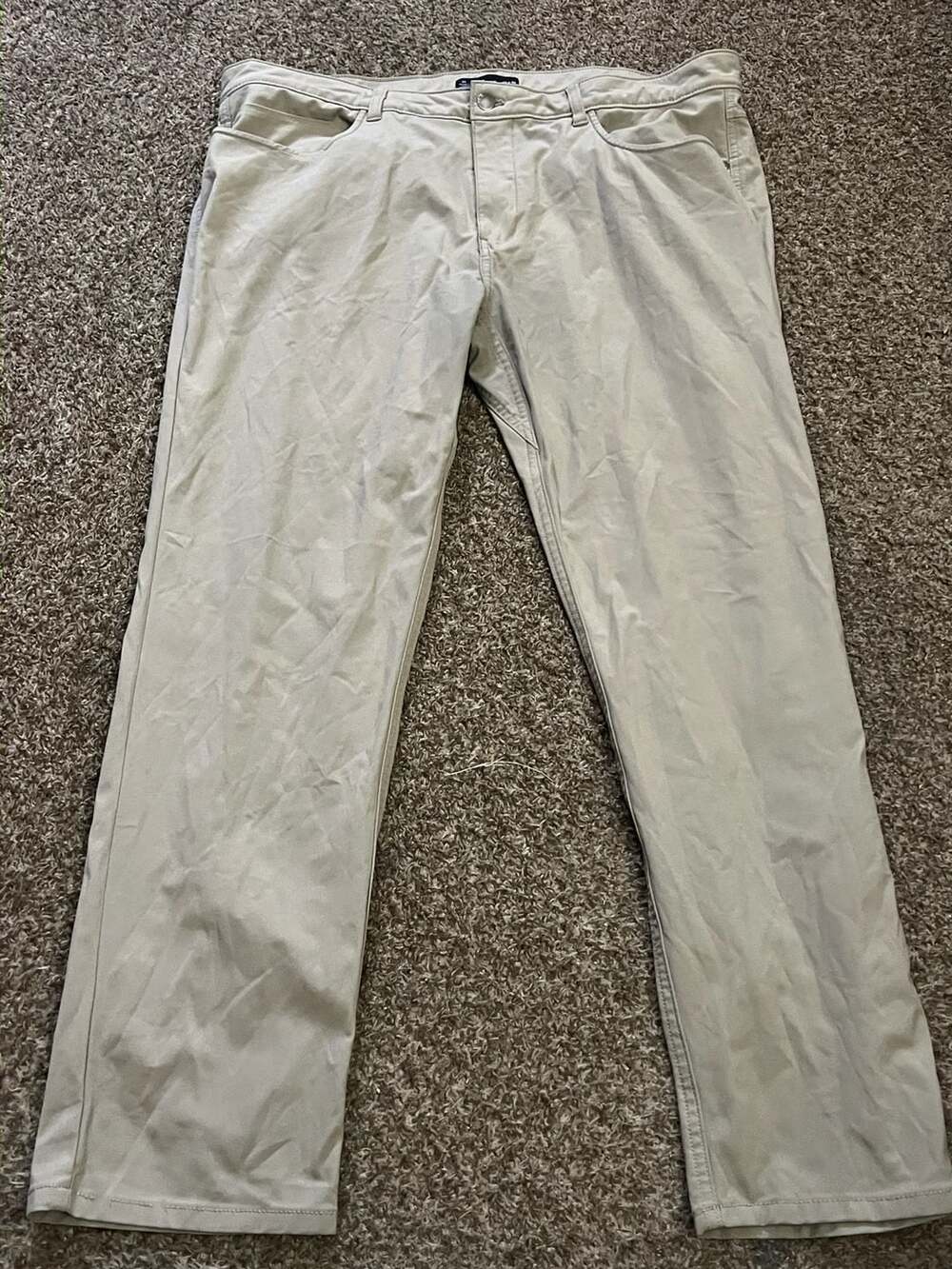 Member's Mark Benton Slim Fit Performance Pant Tan 40x30